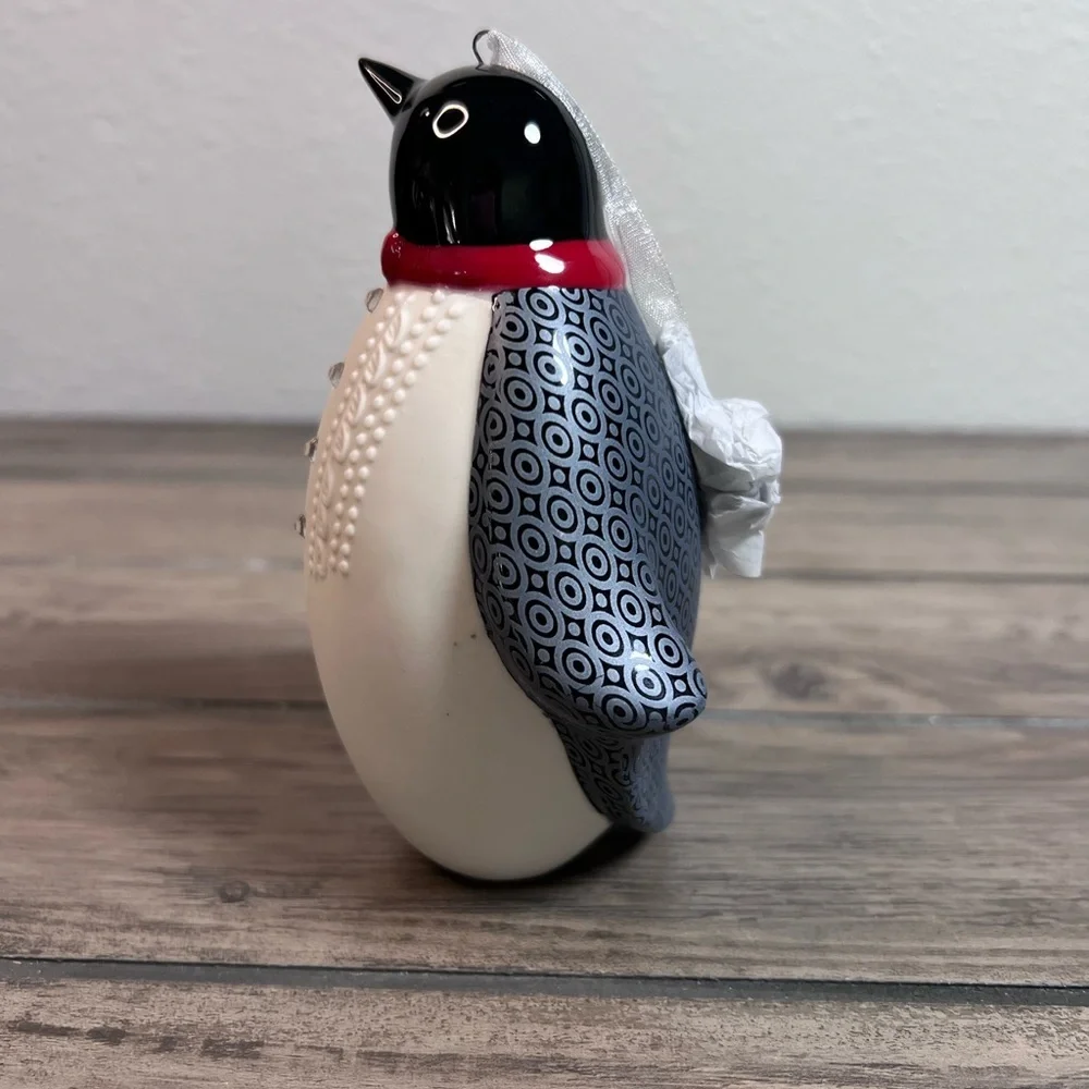 Hallmark Keepsake *NEW* Porcelain Christmas Ornament 2016 “Black Tie” Penguin‎